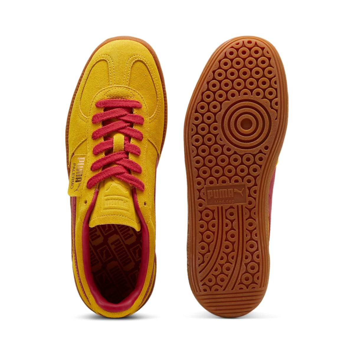 Puma Palermo 'Pel Yellow Club Red' 396463-01 - 4