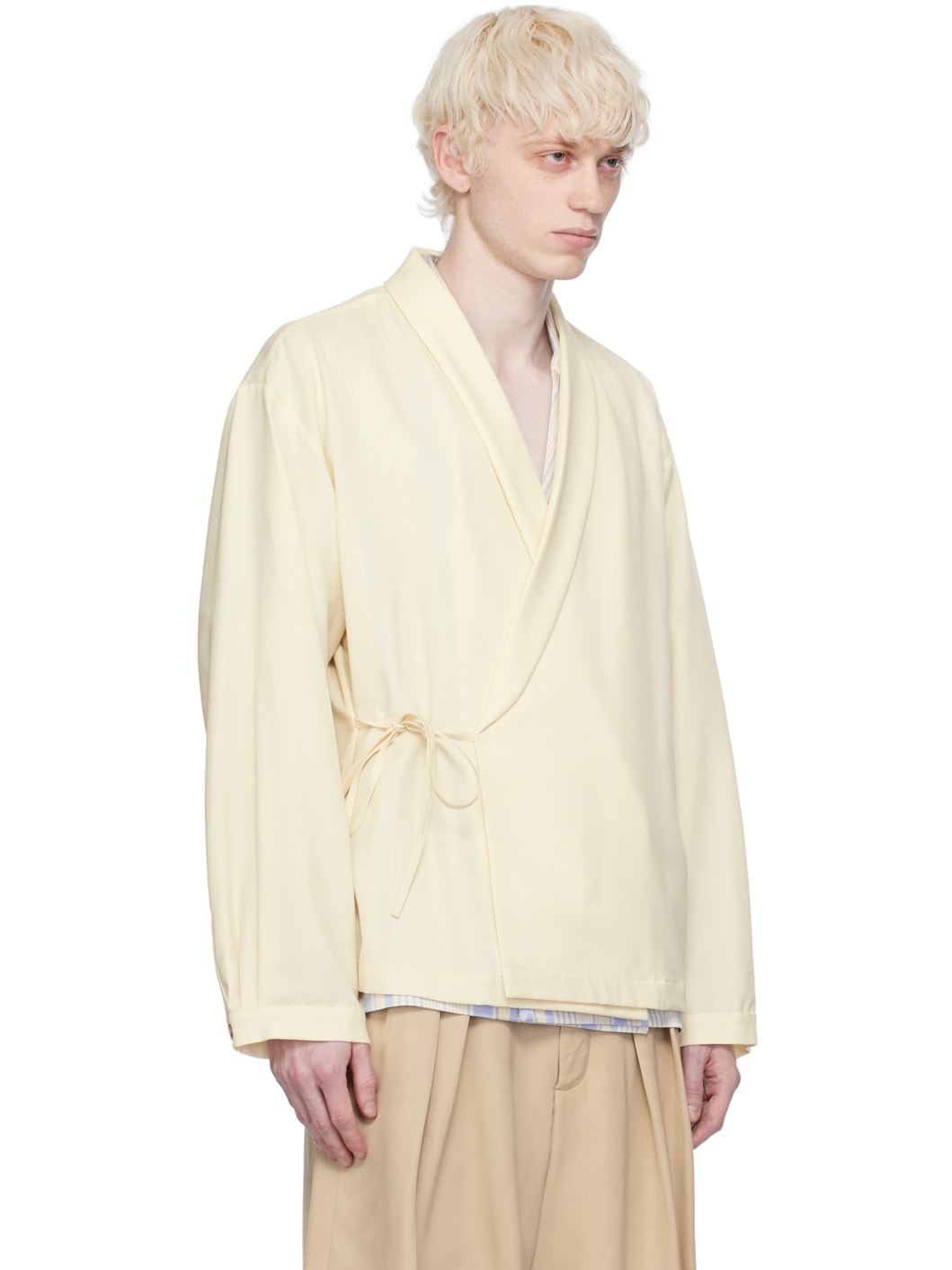 Off-White Wrap Tie Shirt - 2