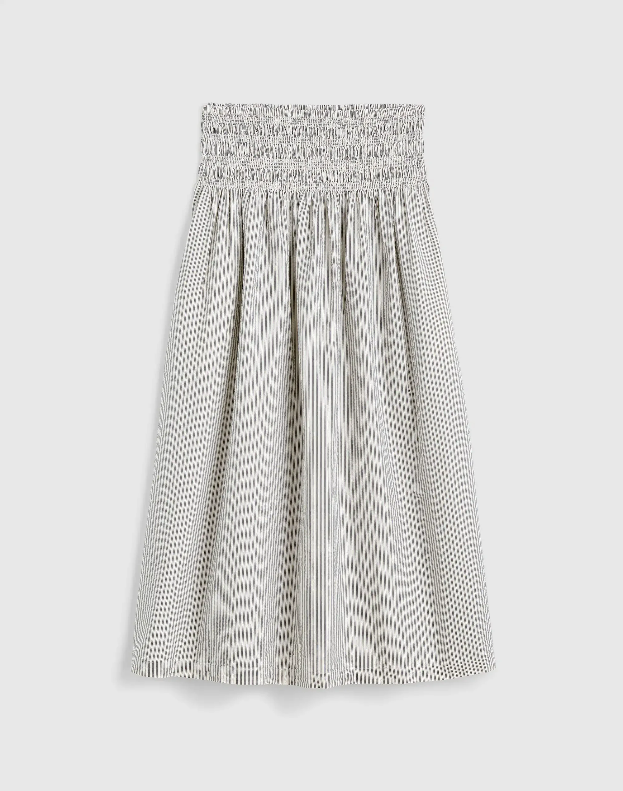 Sophia Midi Skirt in Seersucker - 1