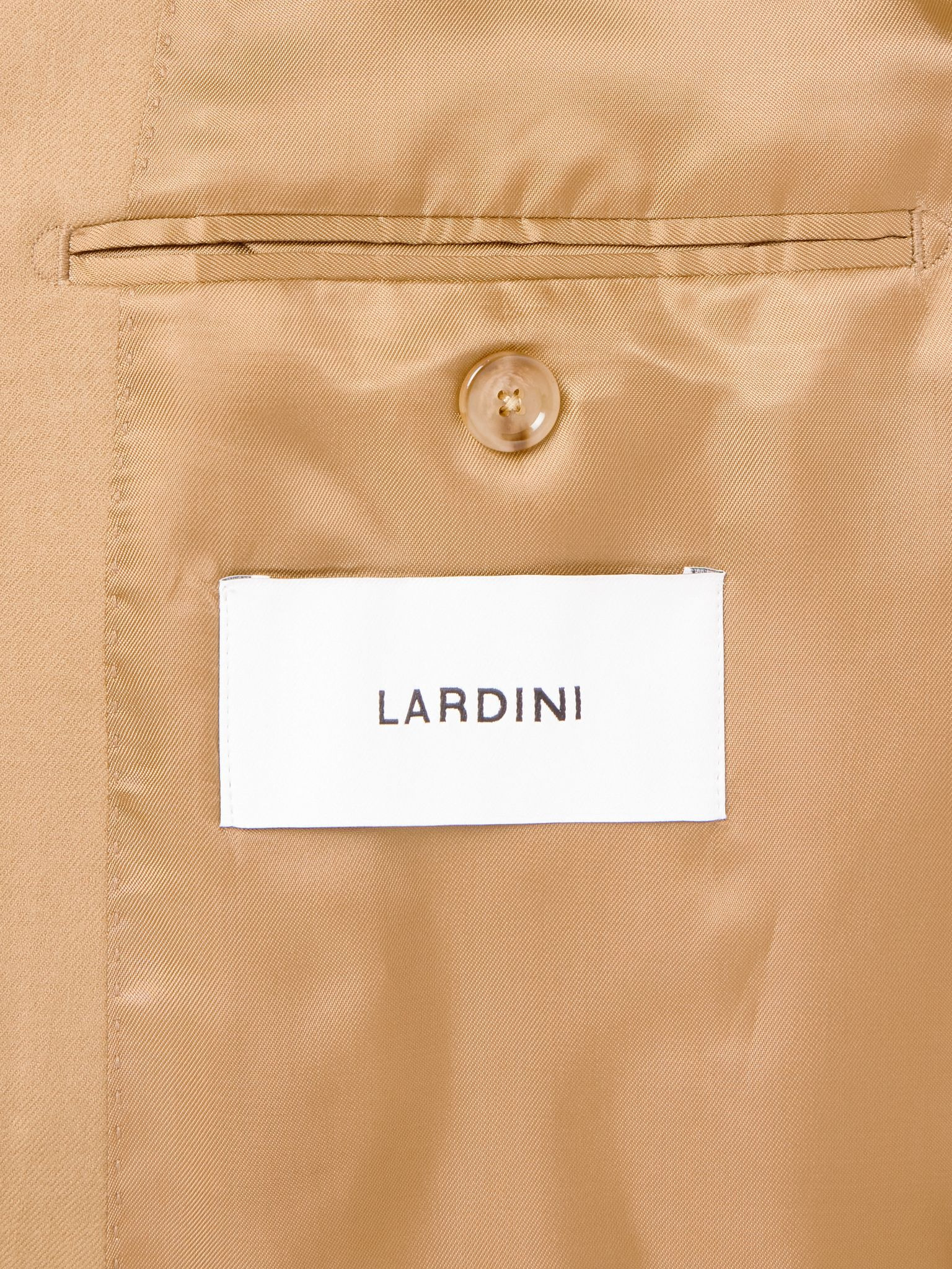 Double-Breasted Virgin Wool-Blend Twill Suit Camel - 6