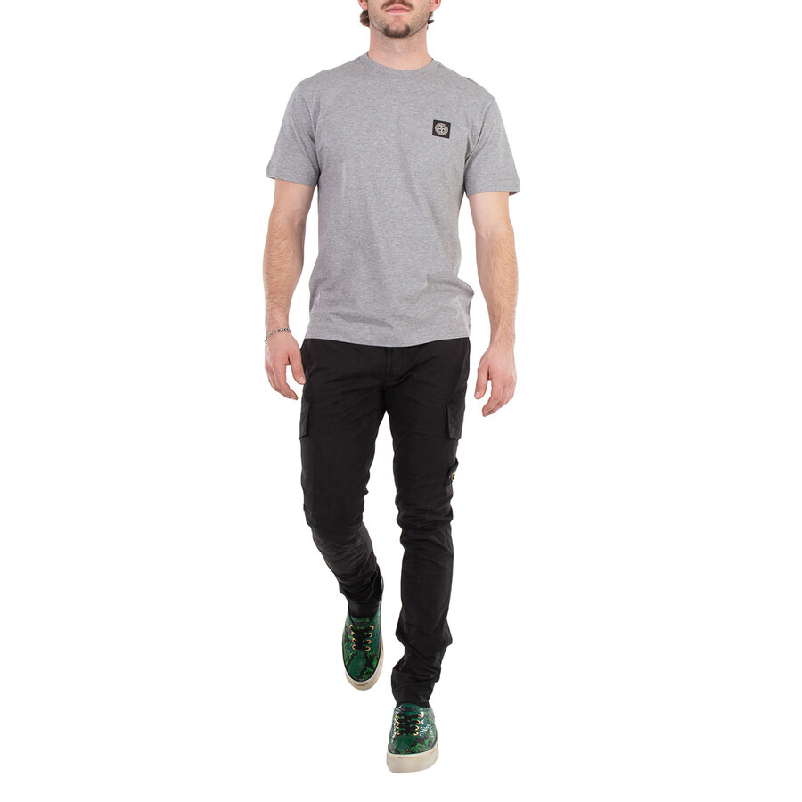 Stone Island Compass Patch Logo Cotton T-Shirt - 4