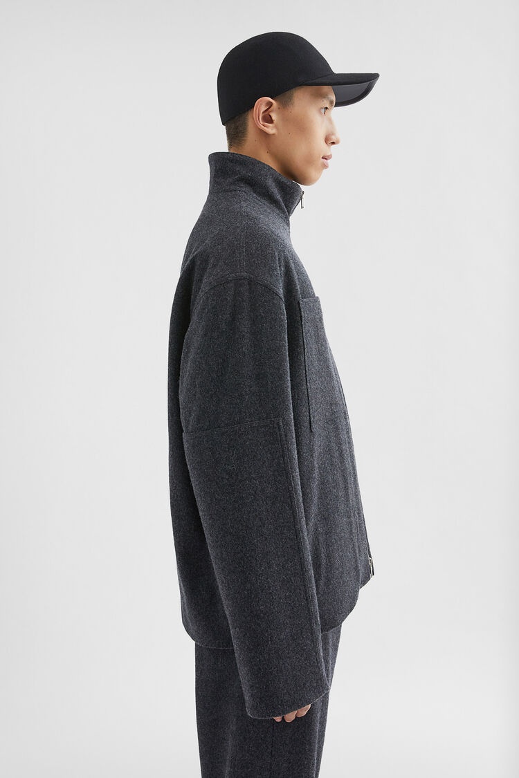 Felt Padded Blouson - 2
