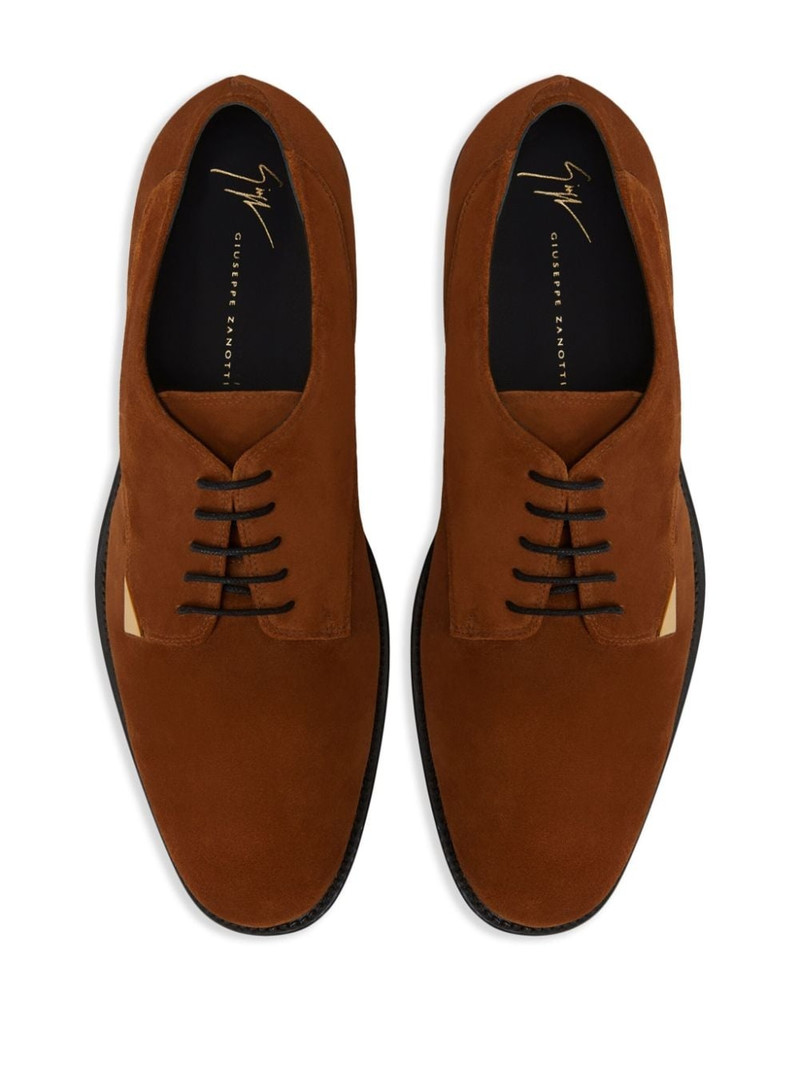 Stwert suede derby shoes 4