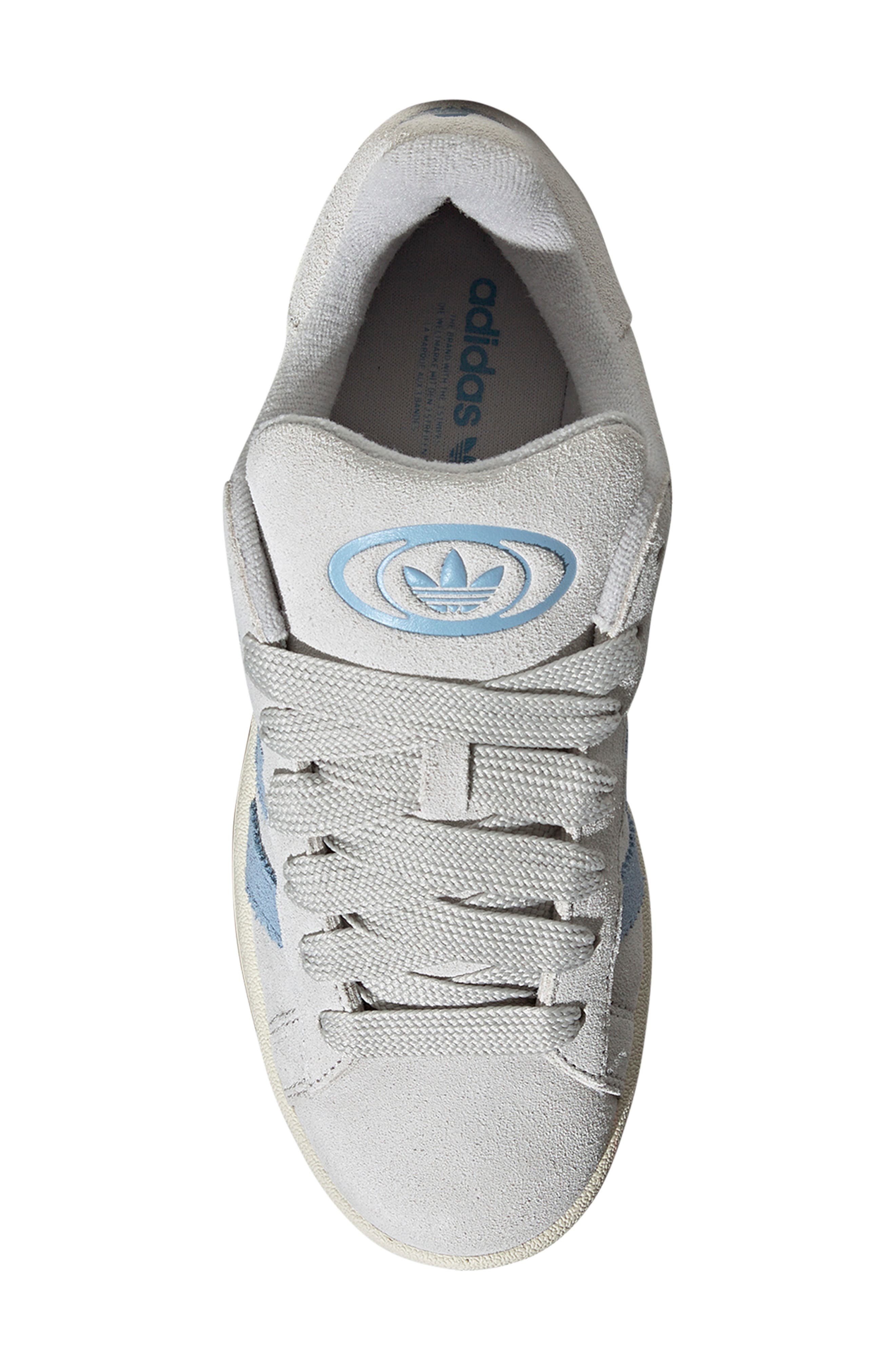 adidas Campus 00s Sneaker in Grey/Cream White/Clear Sky at Nordstrom - 4