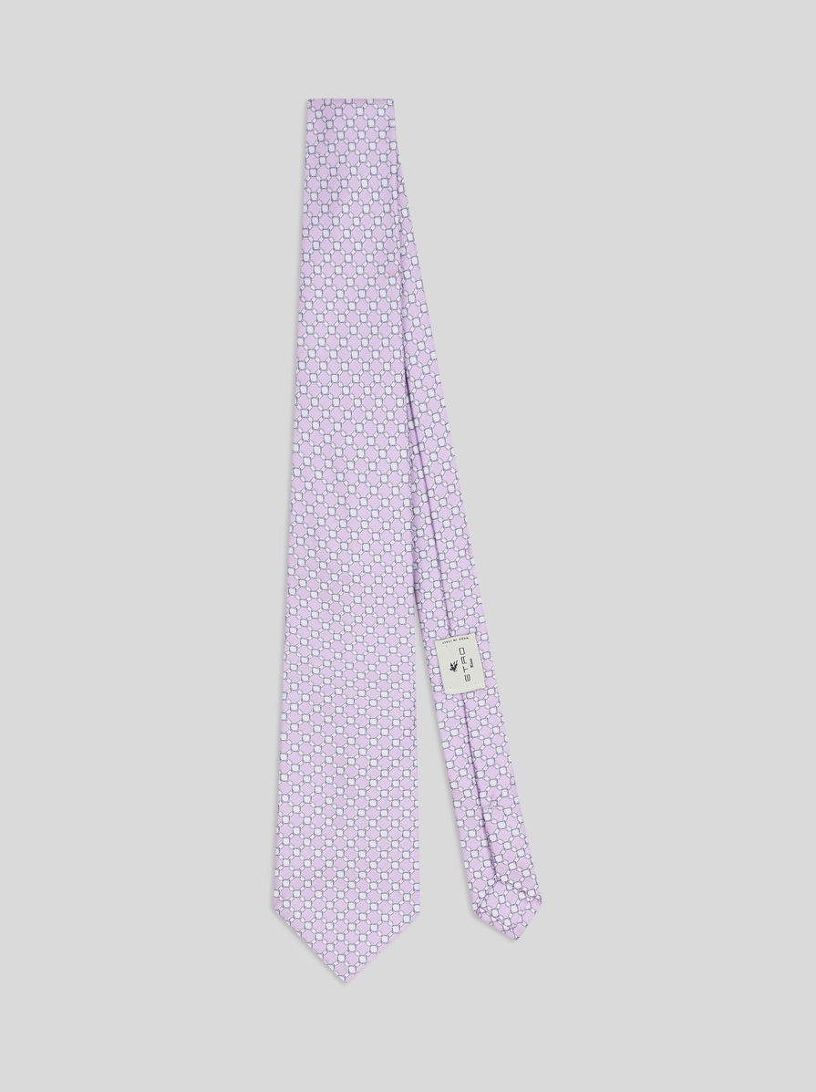 SILK JACQUARD TIE - 1