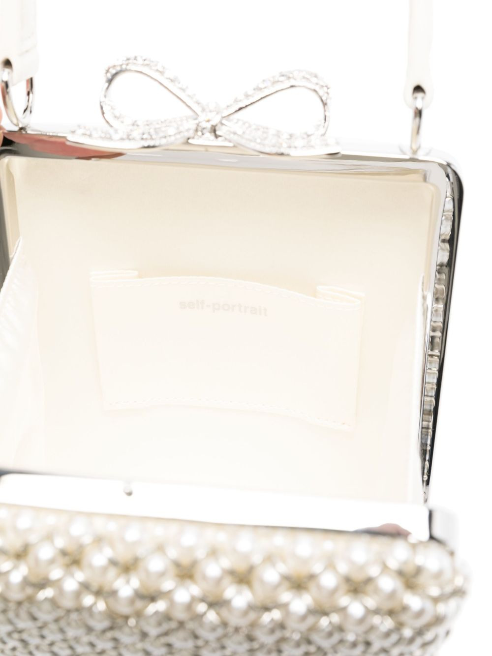 mini pearl-embellishment tote bag - 5