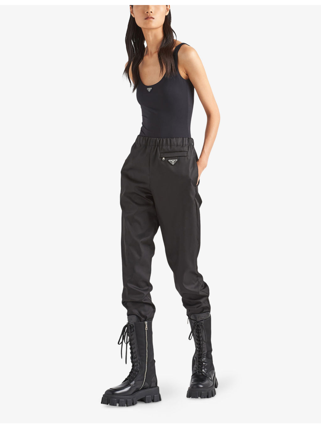 Straight-Leg Re-Nylon Gabardine Trousers - 2