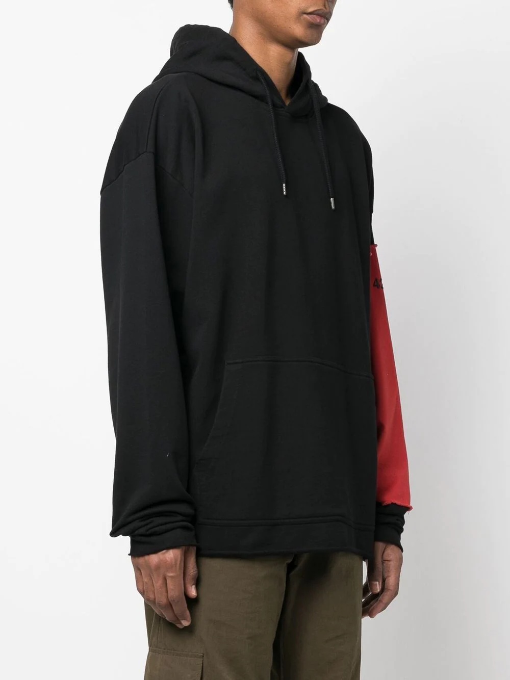 drawstring cotton hoodie - 3