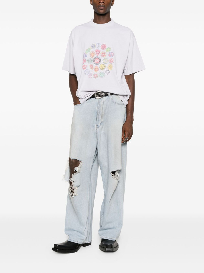 BALENCIAGA ripped-detailing jeans outlook