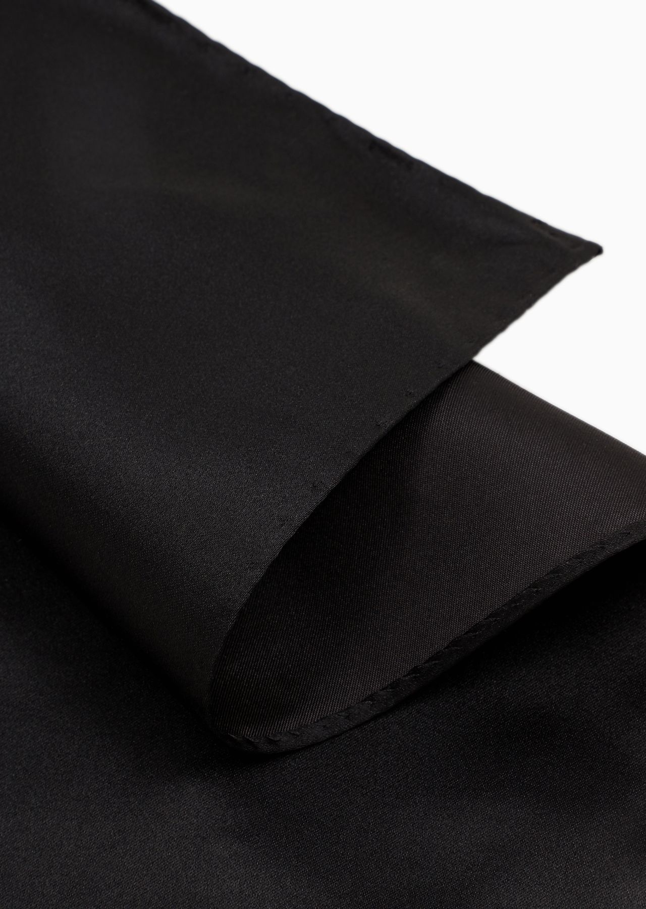 Pure silk pocket square with jacquard micro-motif - 2
