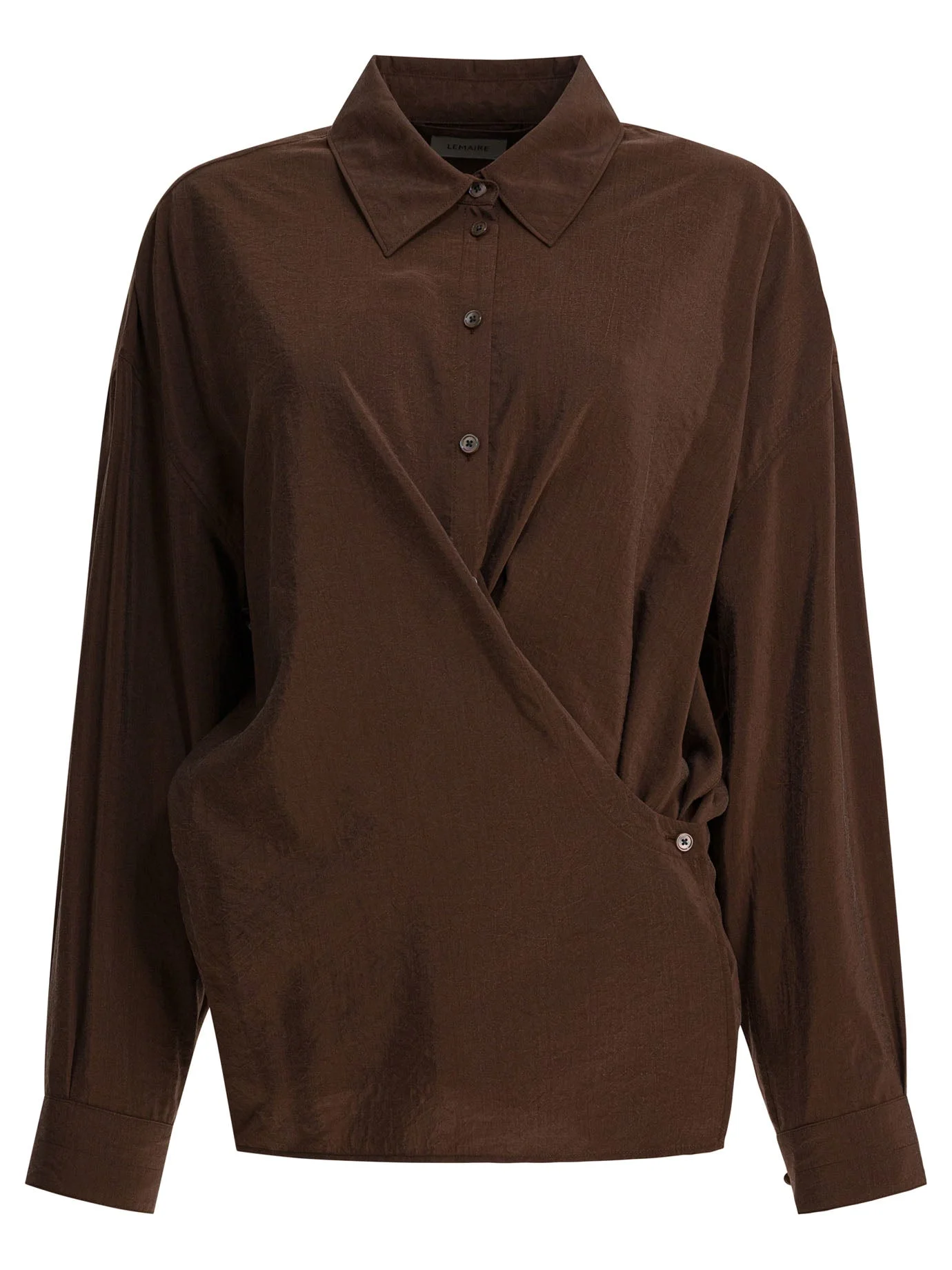 Lemaire Asymmetrical Silk Shirt - 1