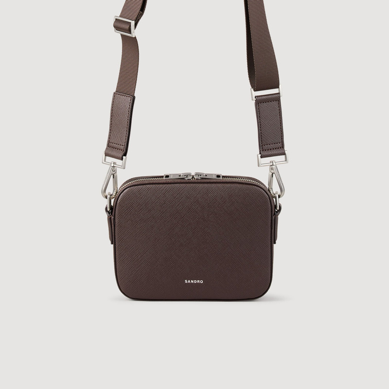SMALL RECONSTITUTED LEATHER BAG 6