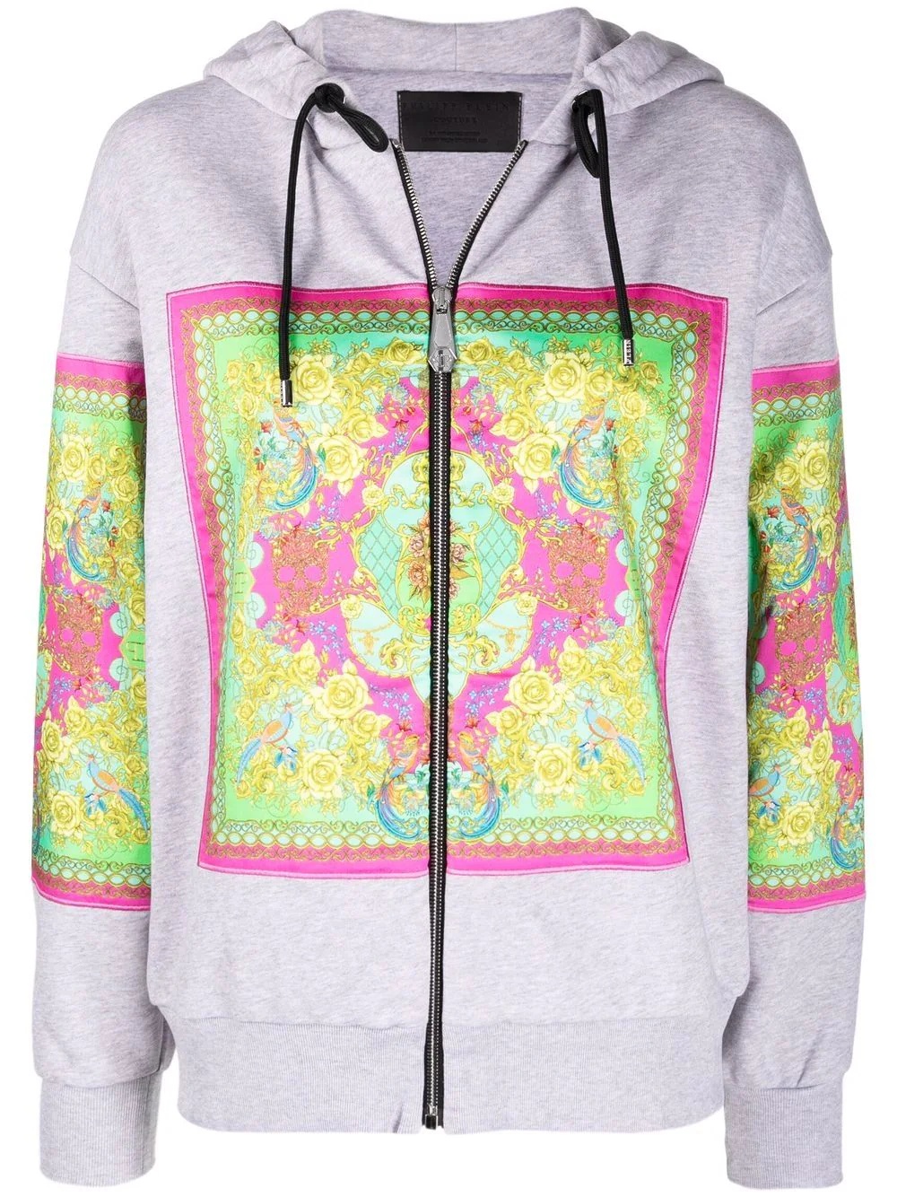 New Baroque printed hoodie - 1