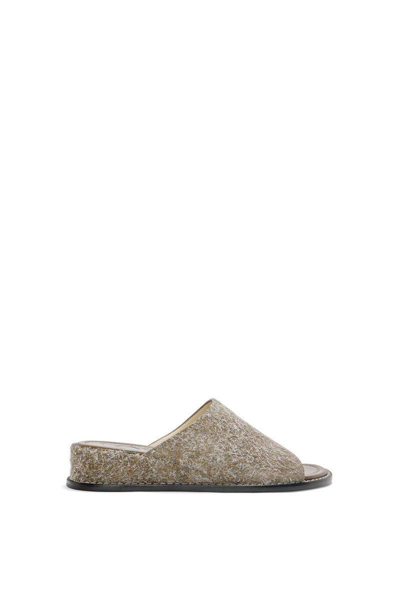 Ladera mule in brushed suede 1