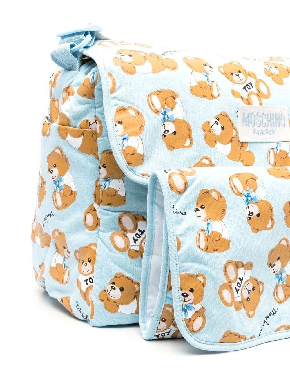 teddy bear-print baby changing bag - 2