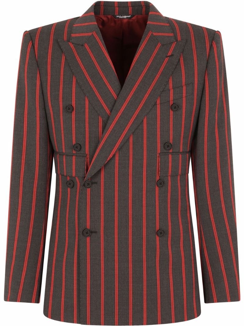 Double-breasted Pinstripe Wool suit - 1