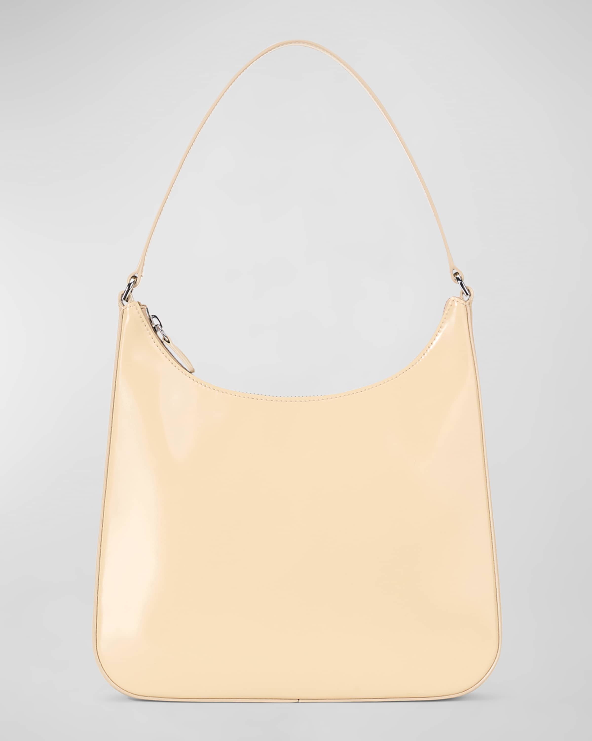 Alec Shiny Calf Leather Shoulder Bag - 1