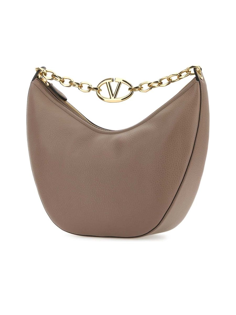 Medium Hobo Vlogo Moon Shoulder Bag - 2