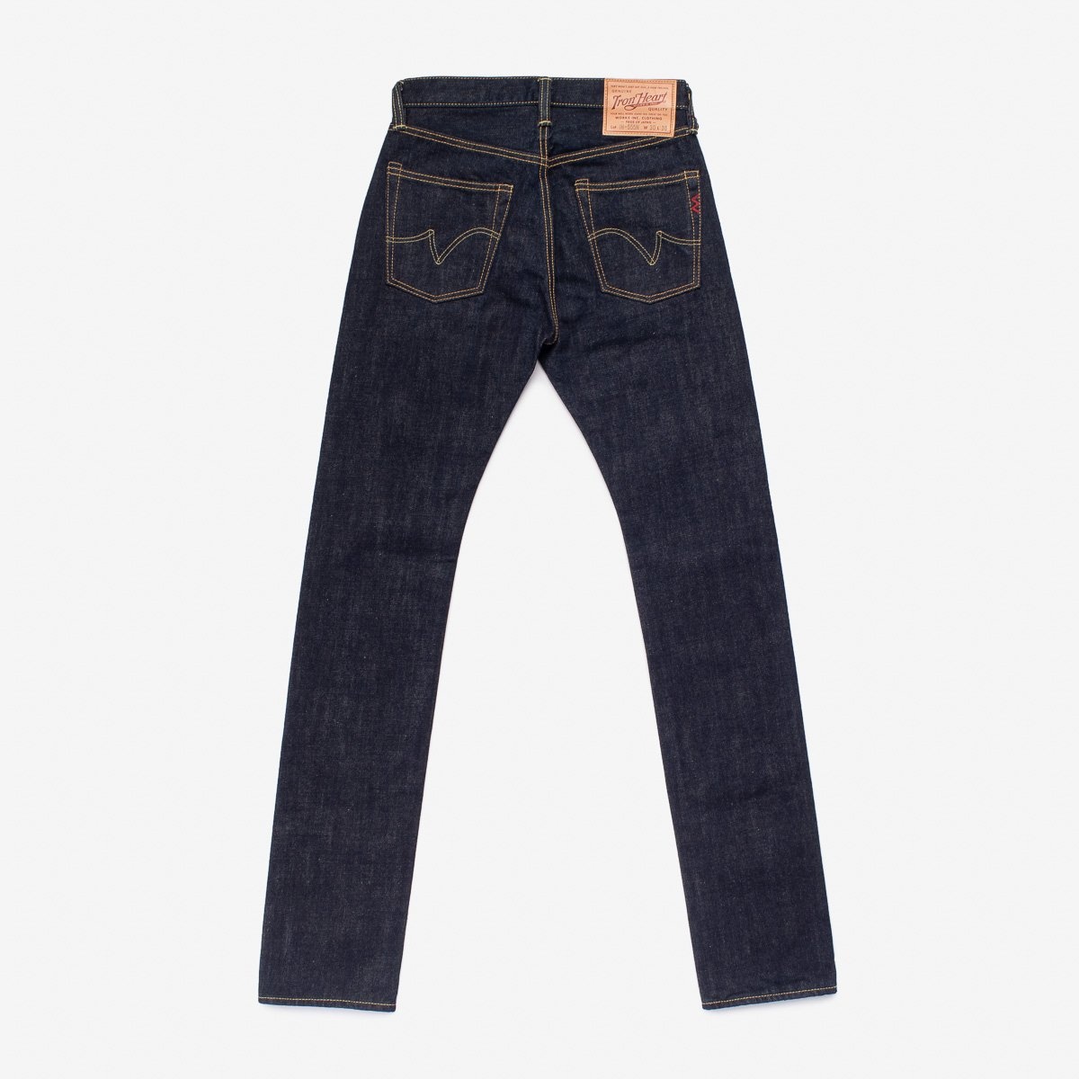 IH-555N 17oz Selvedge Denim Super Slim Cut Jeans - Natural Indigo - 5