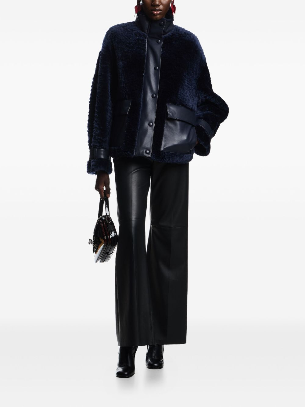 faux-leather pants - 2
