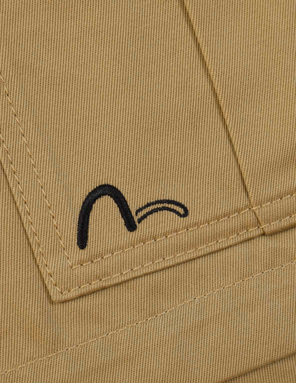 Logo Tape Patching Cargo Shorts - 10