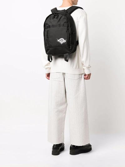 Yohji Yamamoto eye-print backpack outlook