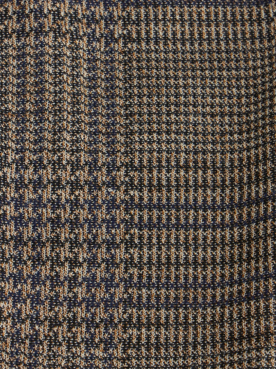 JERSEY TROUSERS WITH CHECK PATTERN - 6