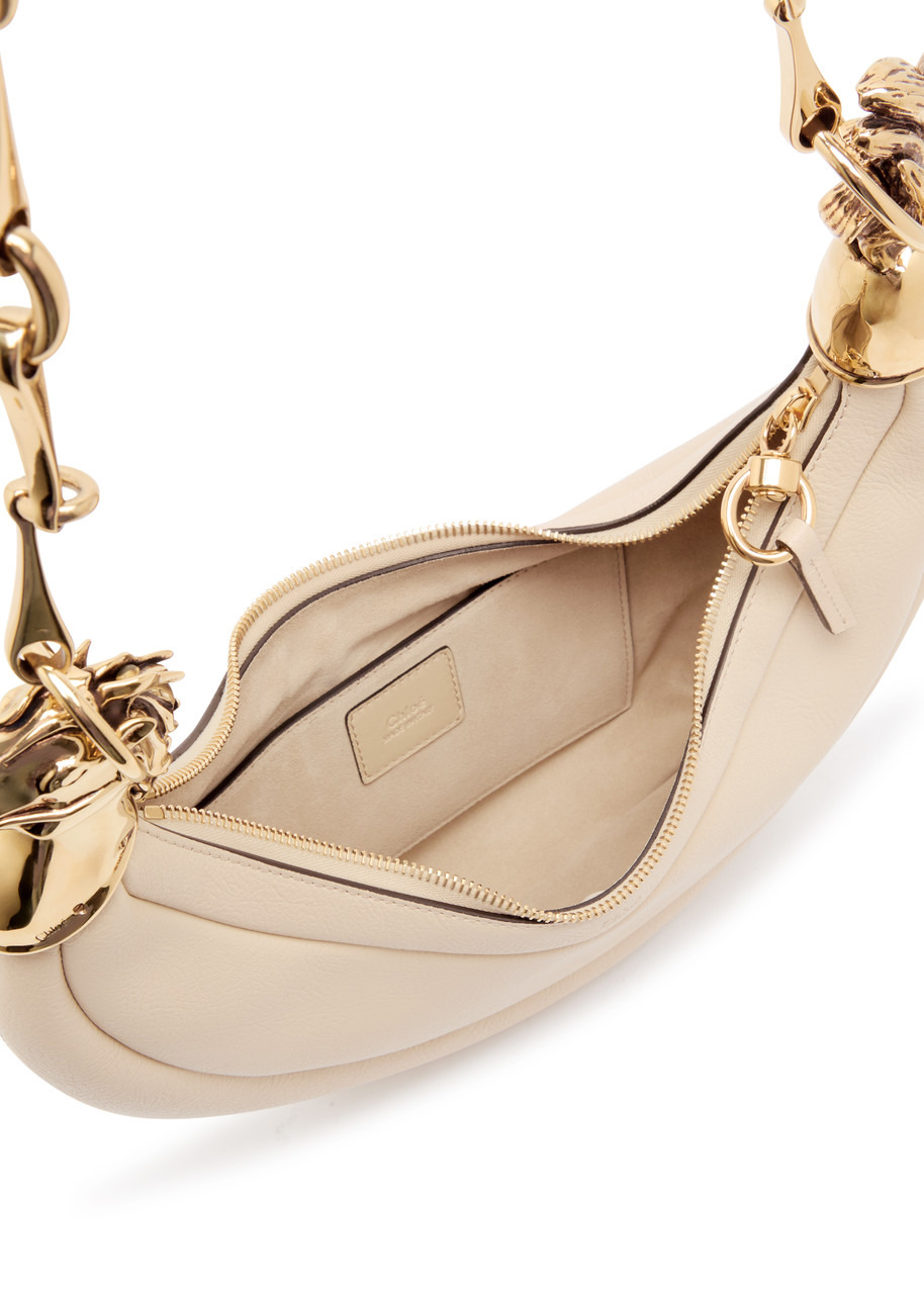 Chloe Chain Horse Leather Shoulder Strap - 4