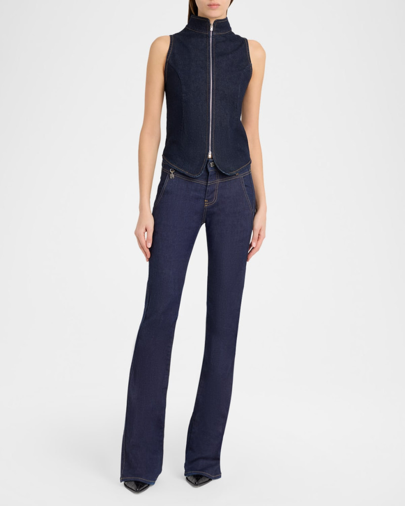 AMIRI Raw Denim Bootcut Jeans outlook