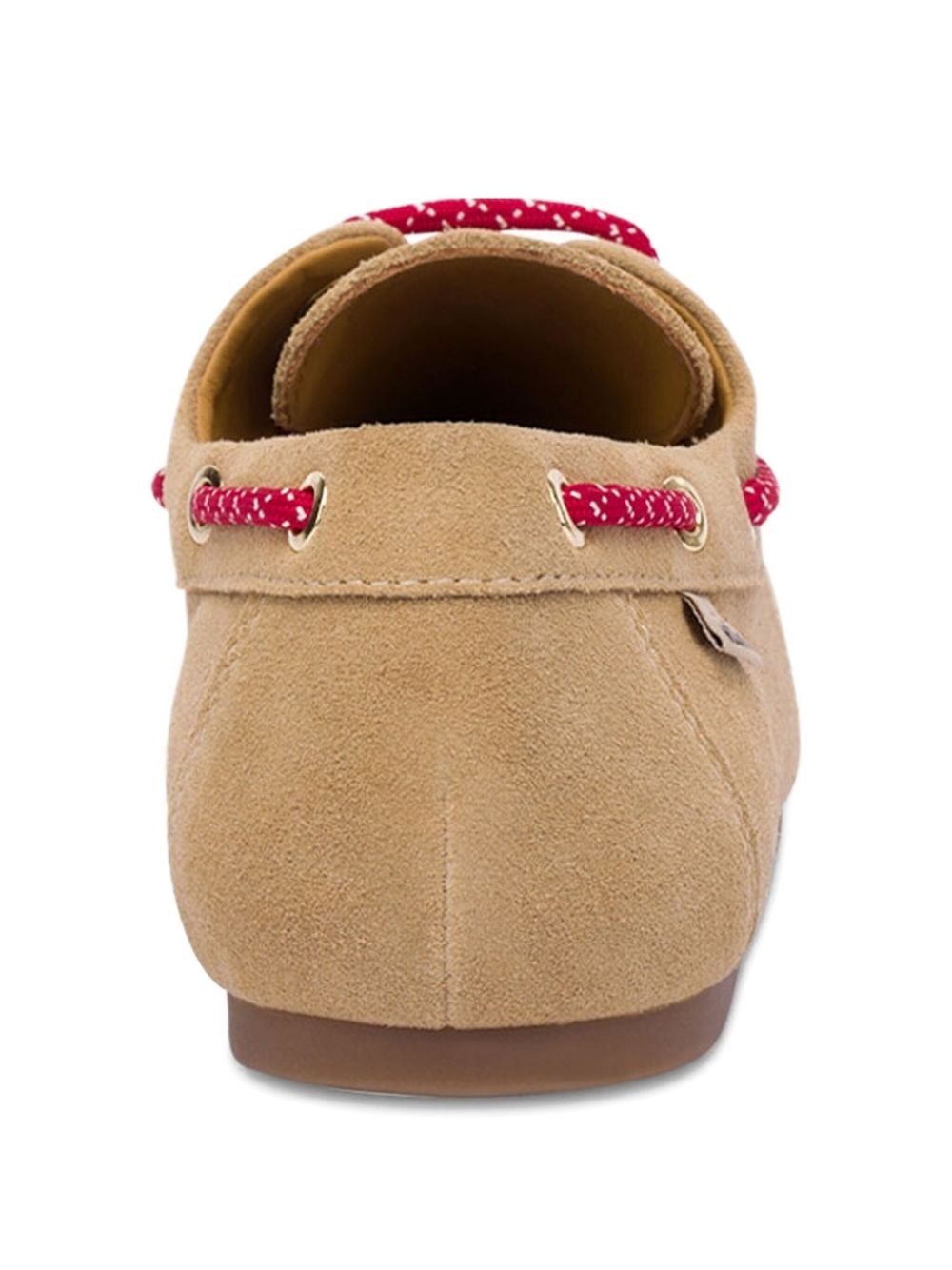 contrast-lace loafers - 3