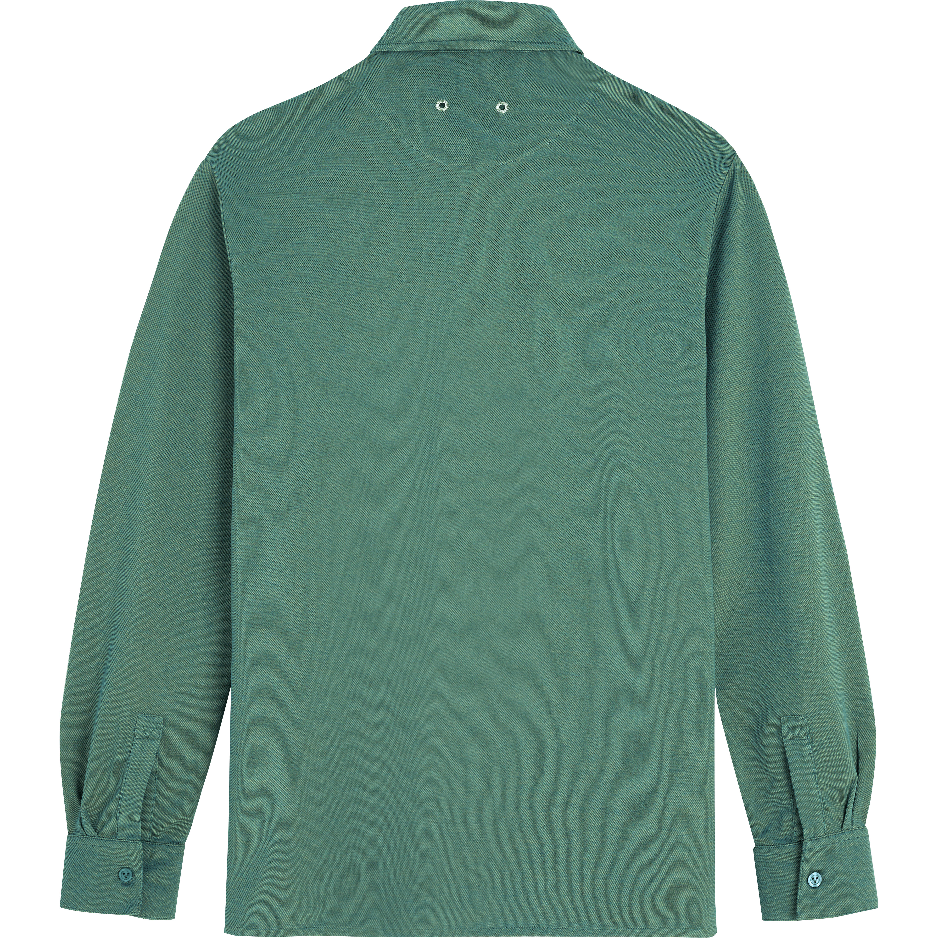Men Changing Cotton Pique Shirt - 2