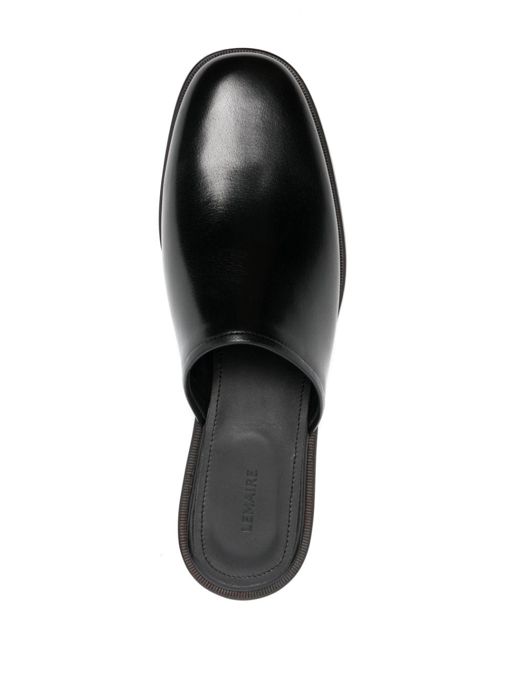 round-toe slip-on mules - 4
