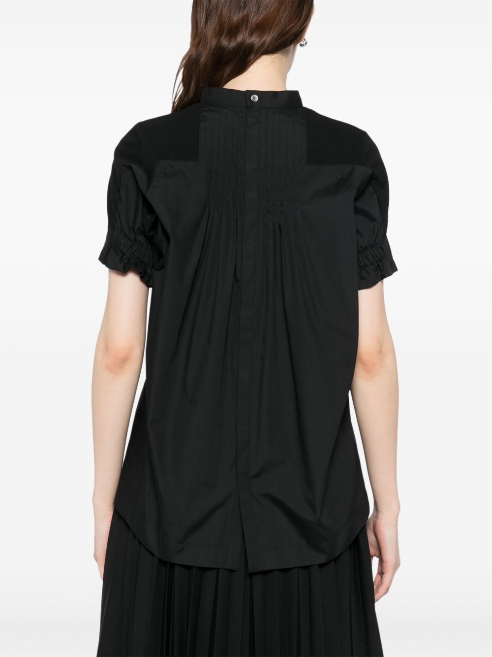panelled T-shirt - 4