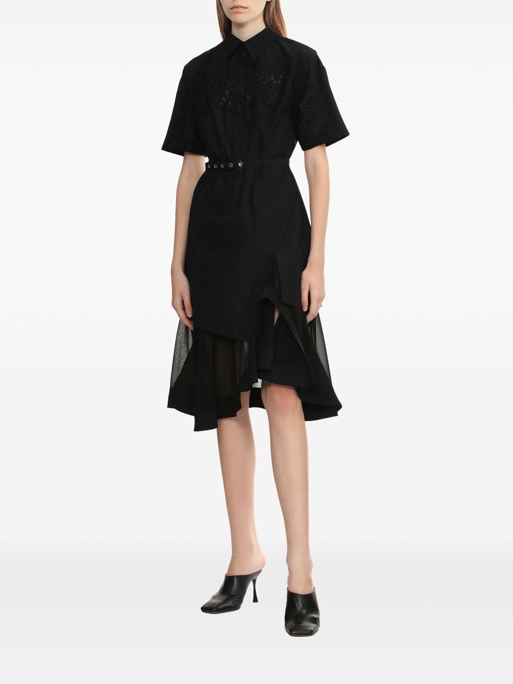 belted midi dress - 3