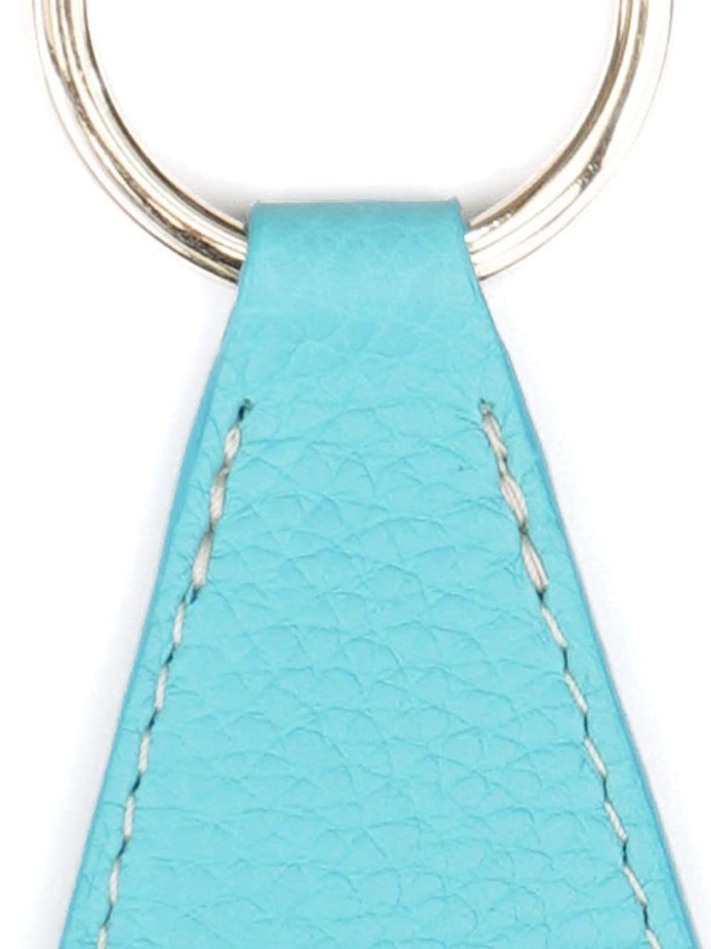 logo-stamp leather keyring - 2