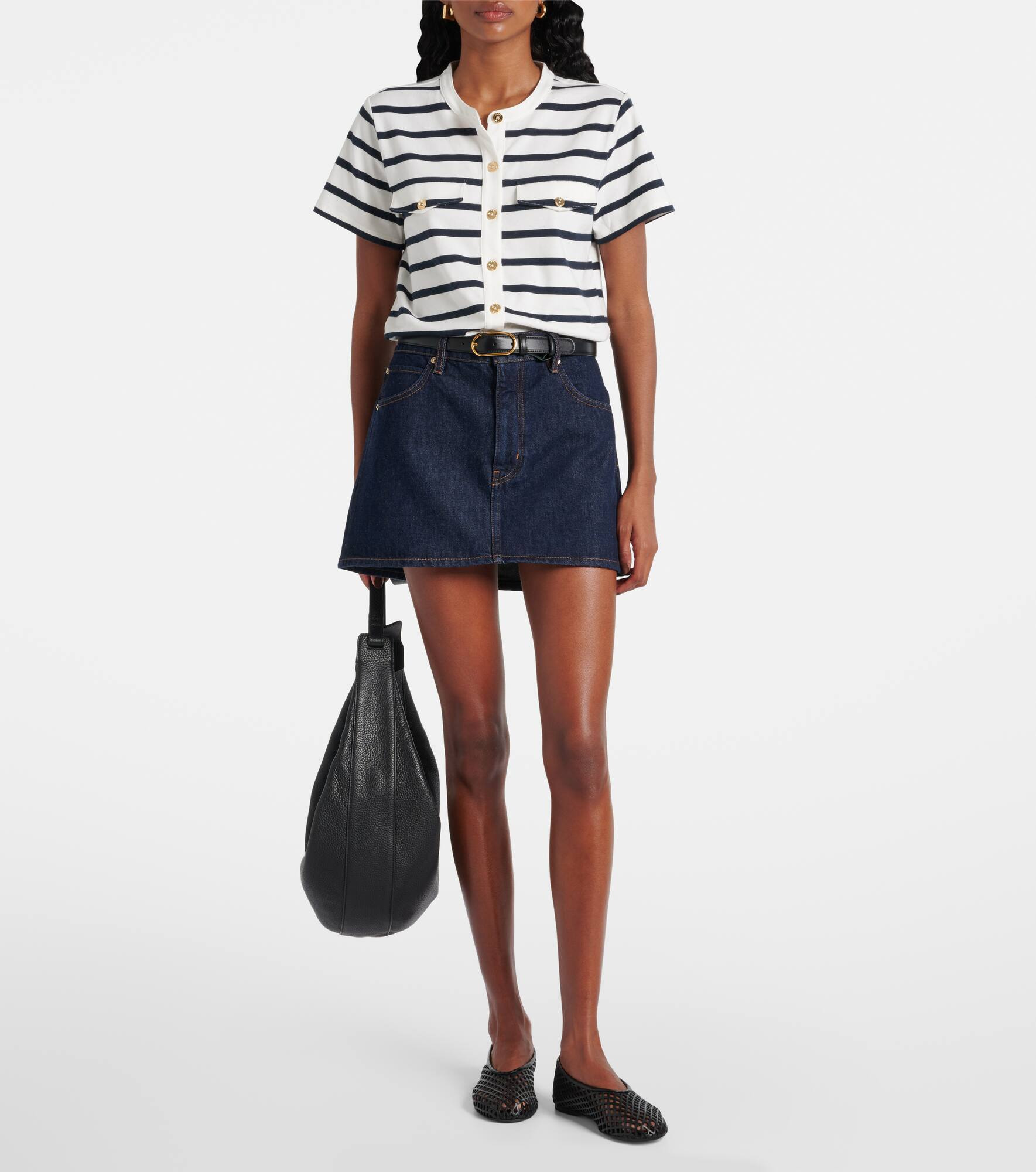 Denim miniskirt - 2