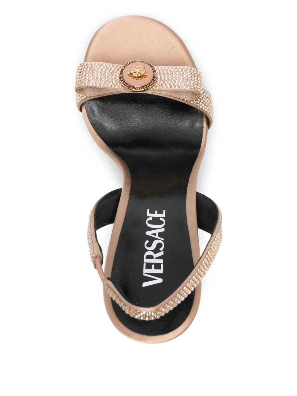 medallion-embellishment sandals - 4