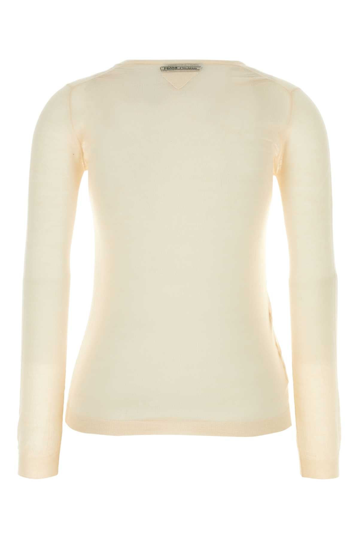 Prada Women Skin Pink Cashmere Blend Sweater - 2