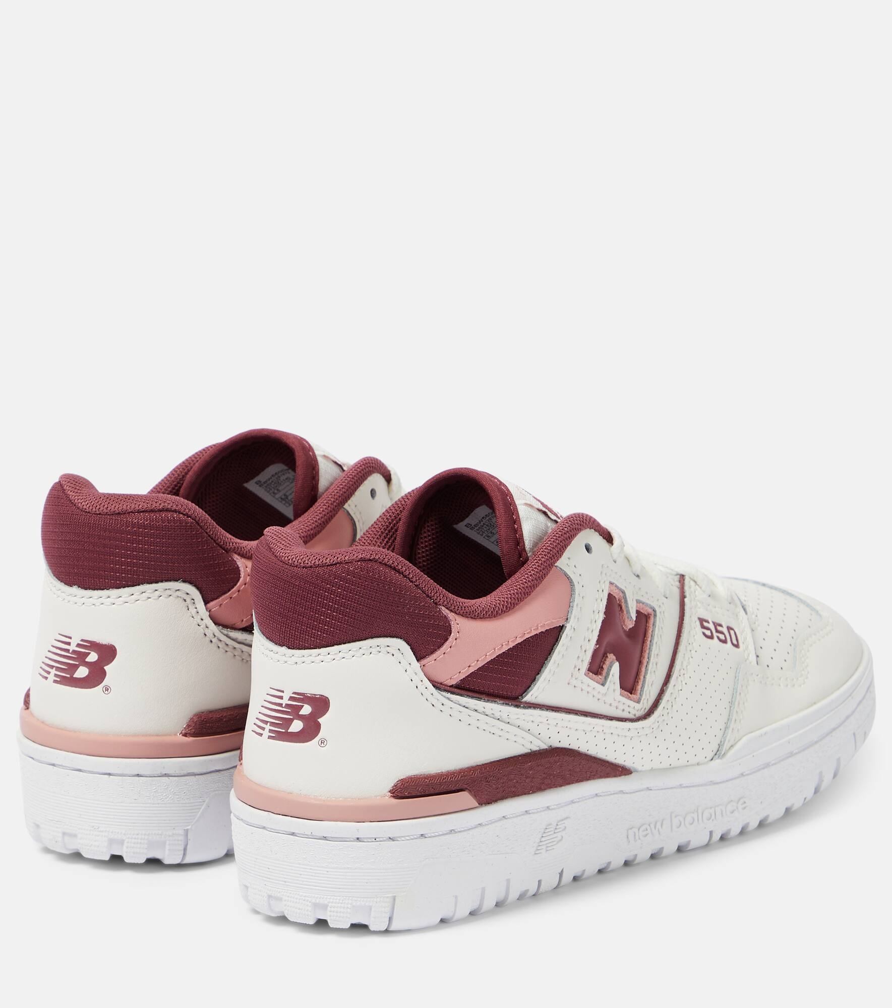 550 leather sneakers - 3
