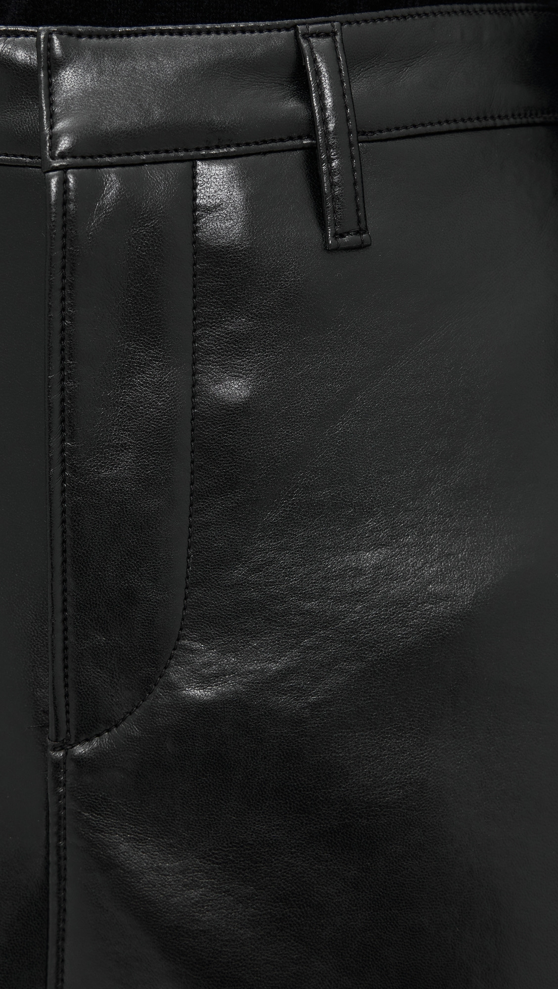 Cassia Leather Skirt - 5