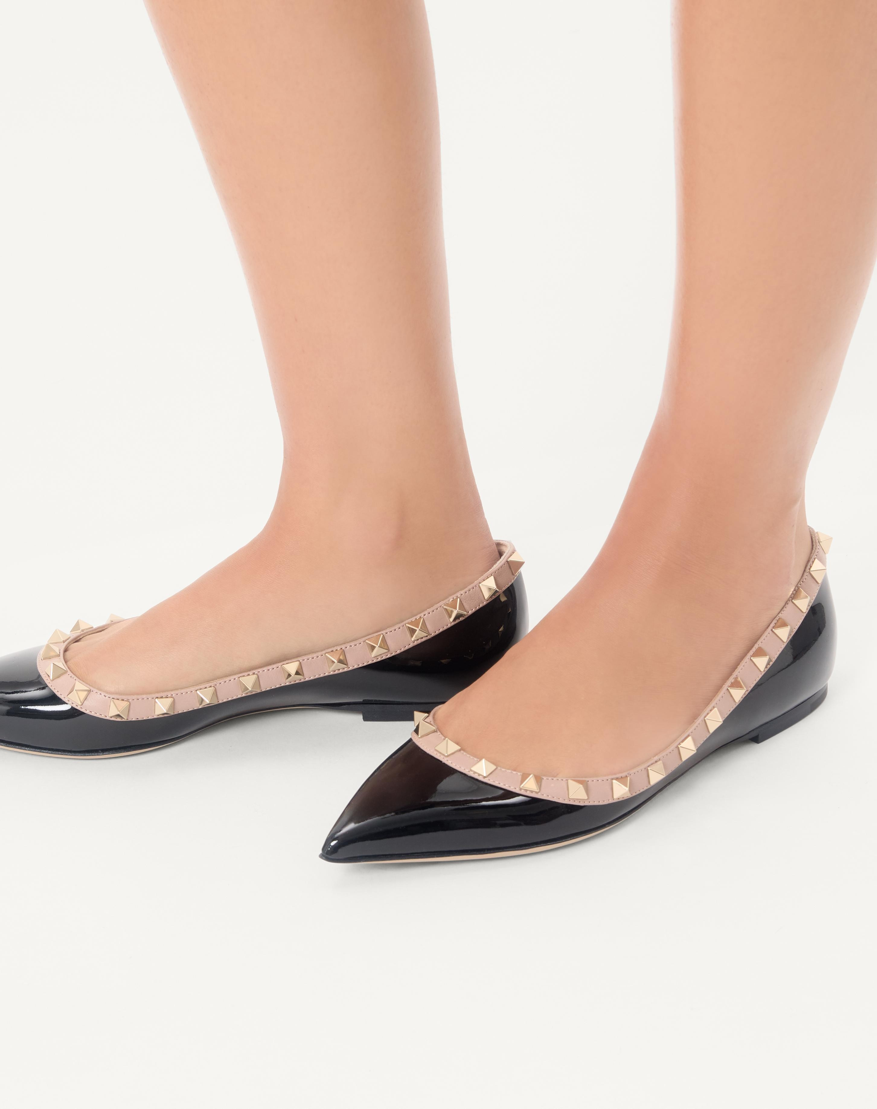 PATENT ROCKSTUD BALLET FLAT - 2