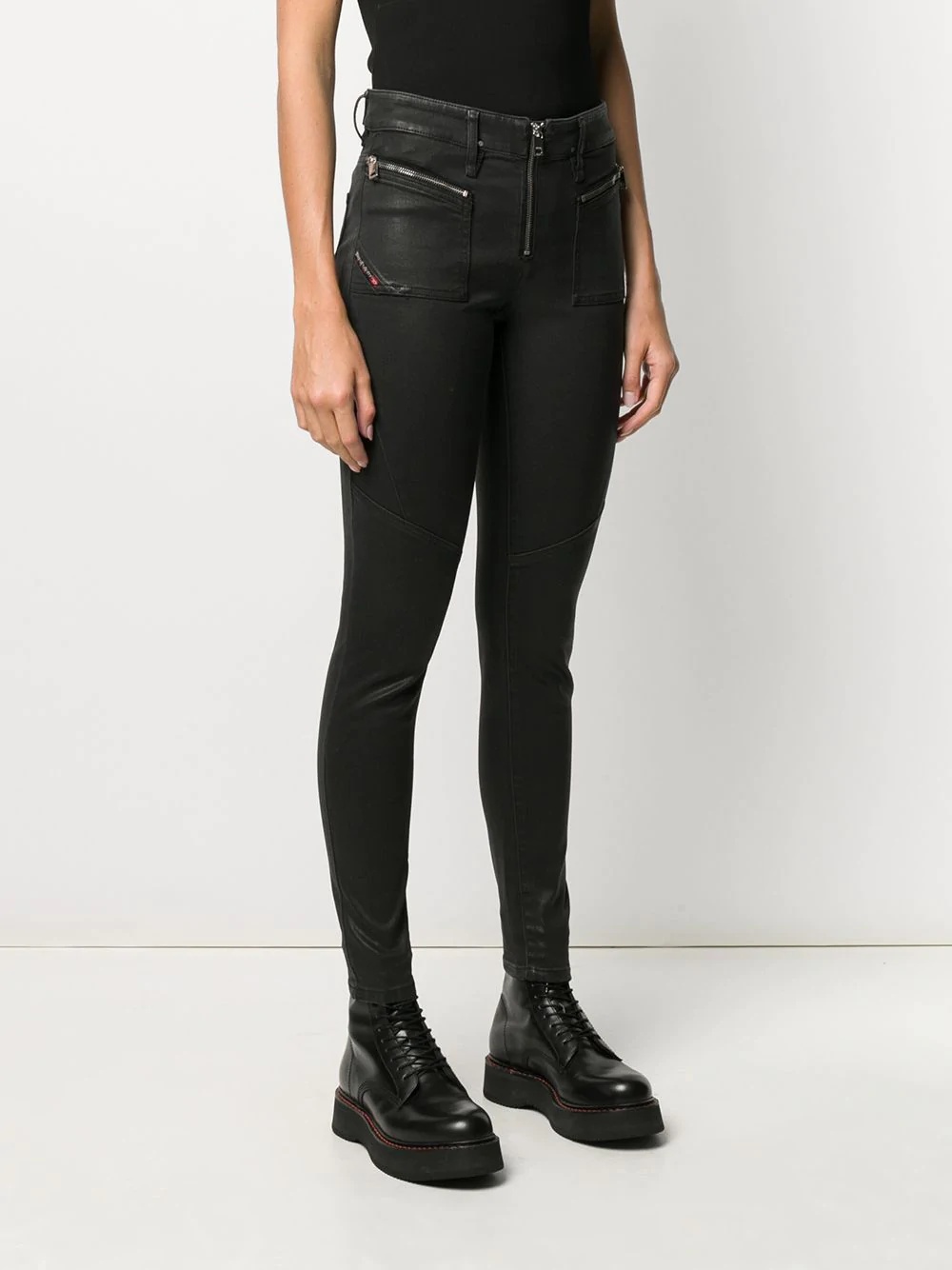 Slandy super skinny waxed jeans - 3