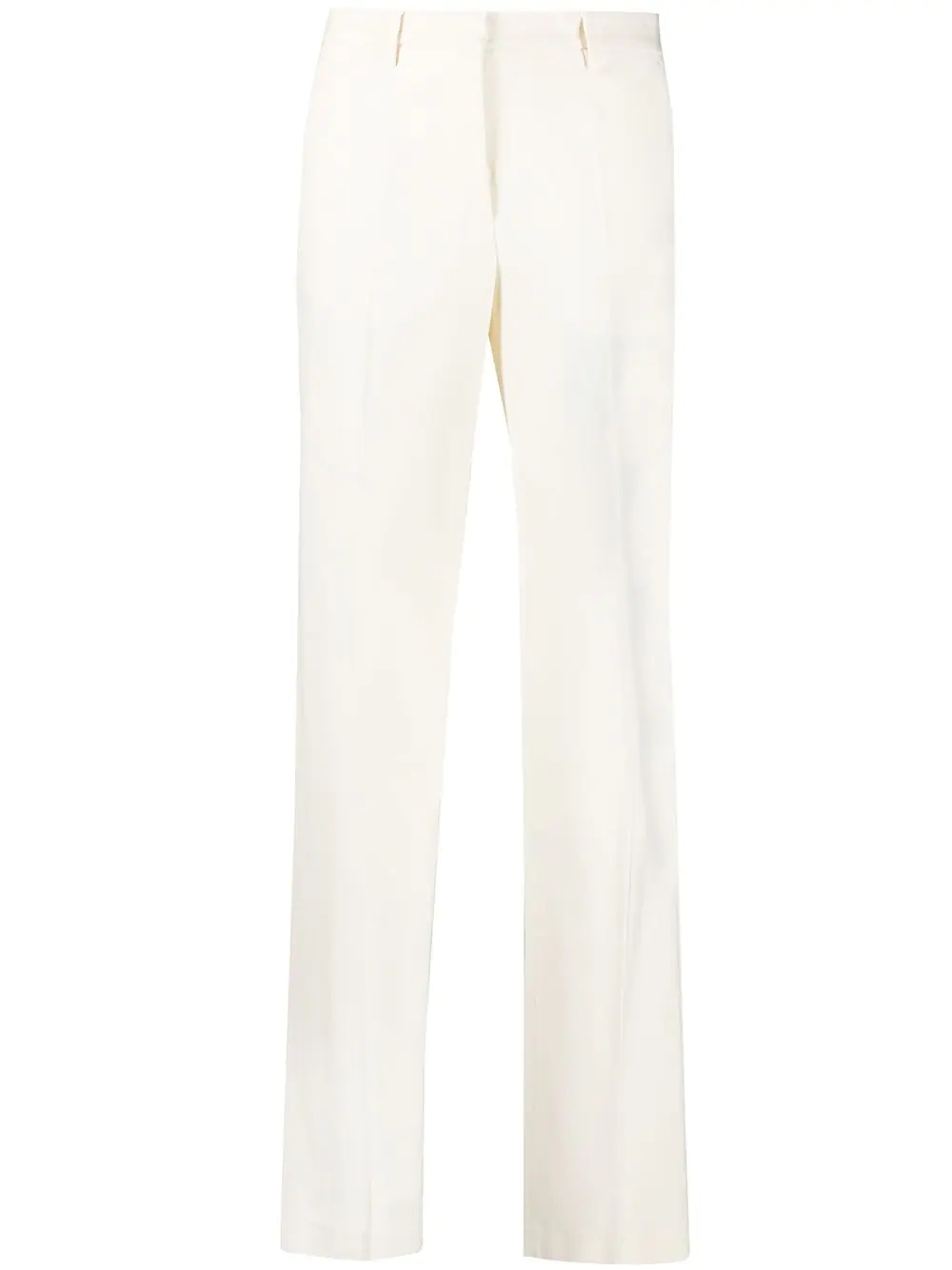 tailored wool-blend trousers - 1