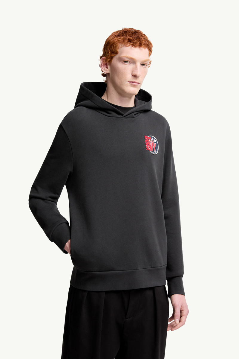 Star Logo Patch Cotton Hoodie 3