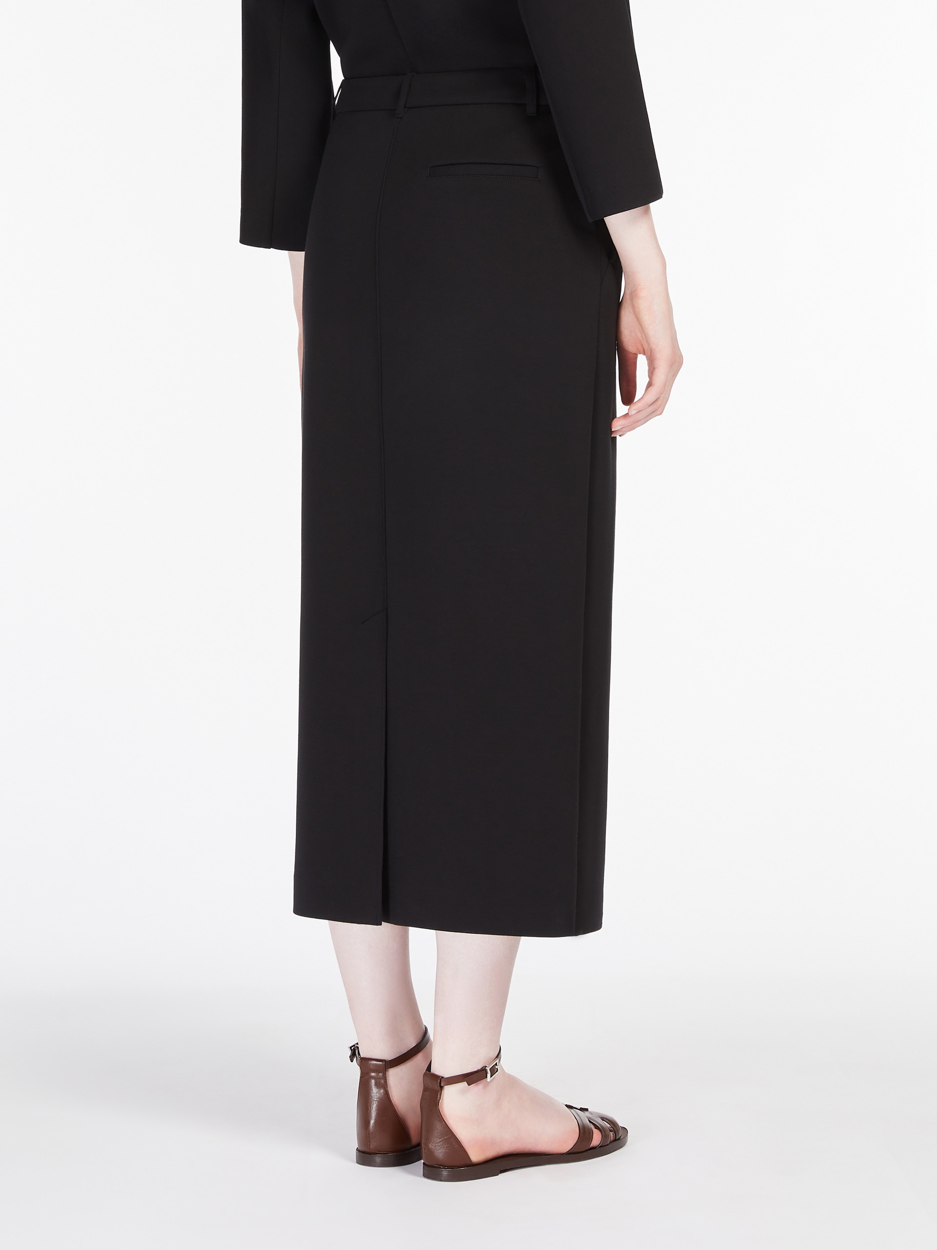 COMO Scuba jersey pencil skirt - 4