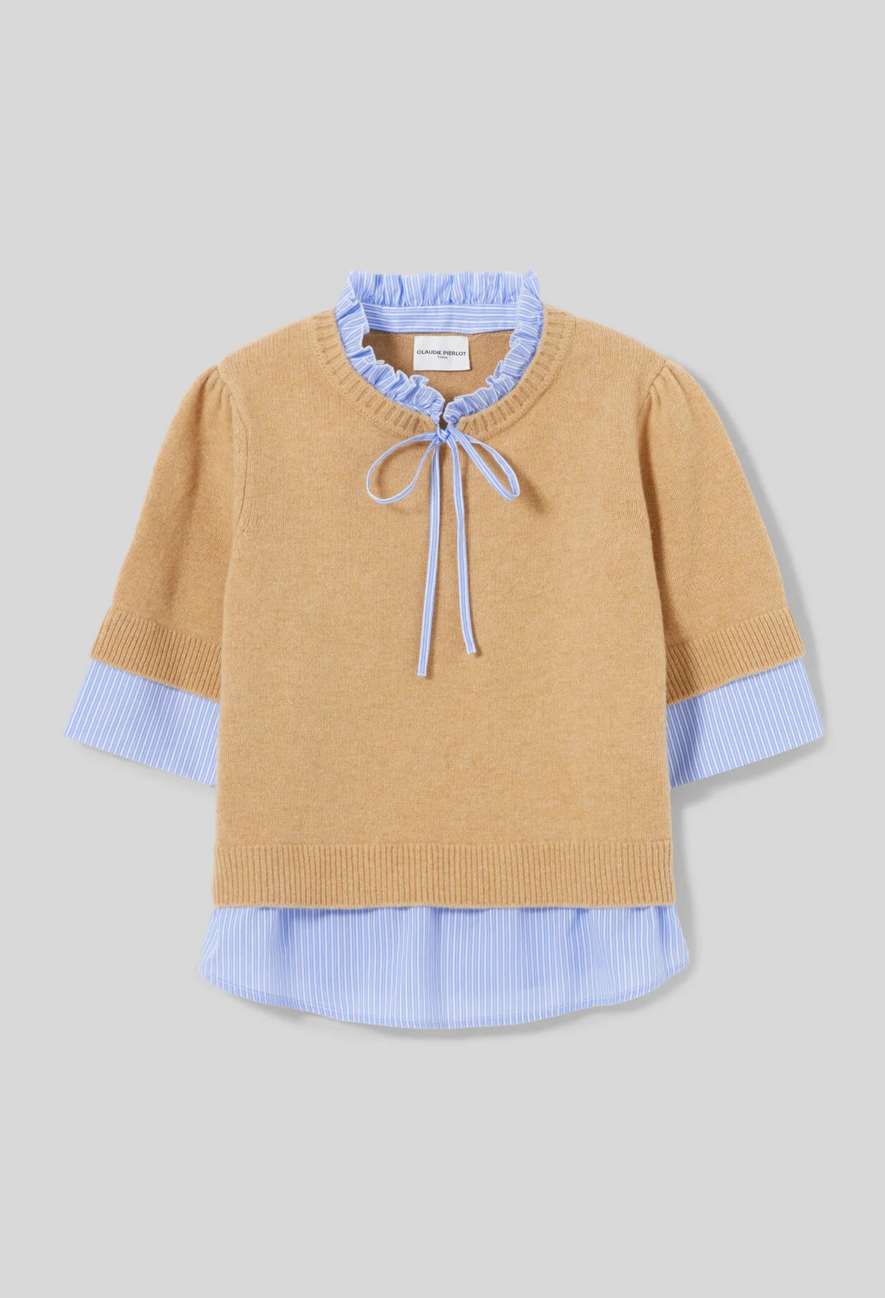 STRIPED WOOL JUMPER - 1