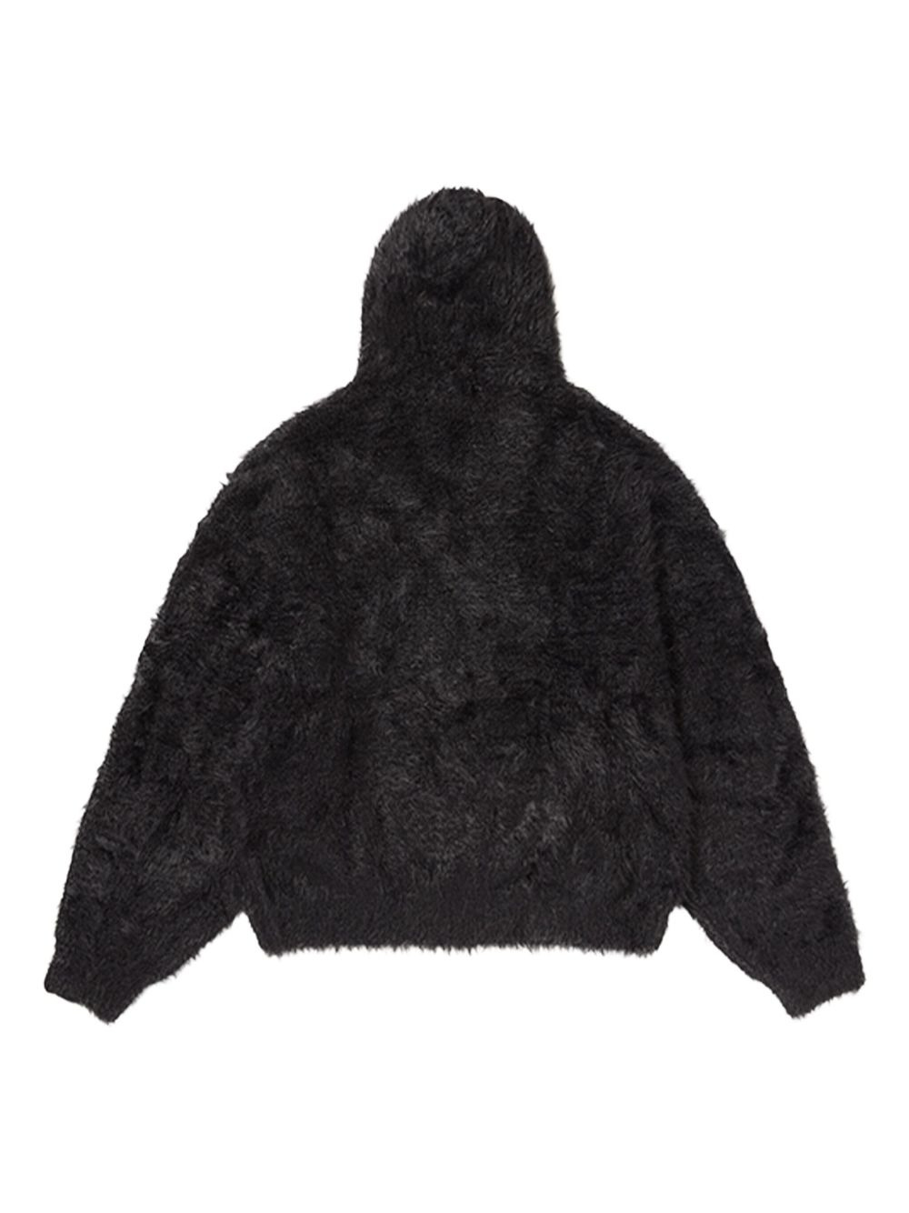 Sword faux-fur hoodie - 2