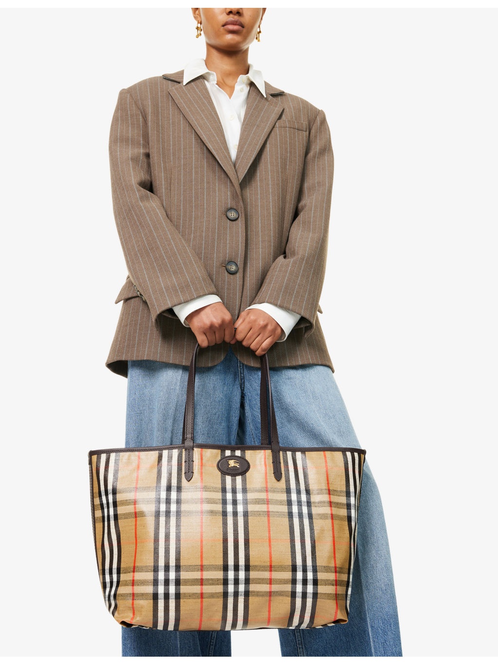 Highlands Medium Cotton-Blend Tote Bag - 6