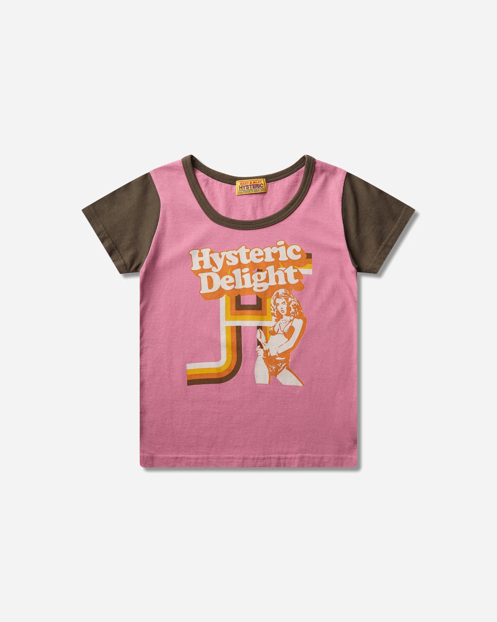Women's Hysteric Delight Baby T-Shirt Pink - 1