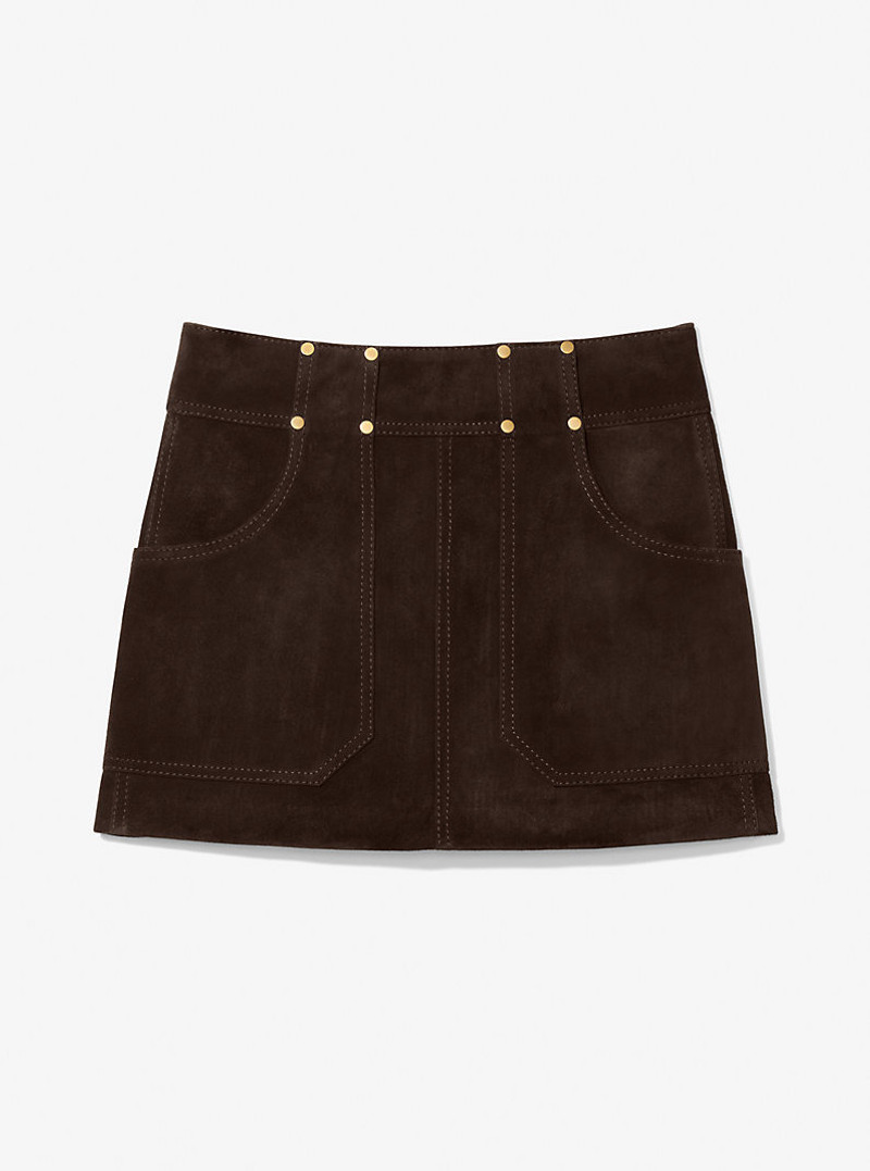 Suede Mini Skirt 3